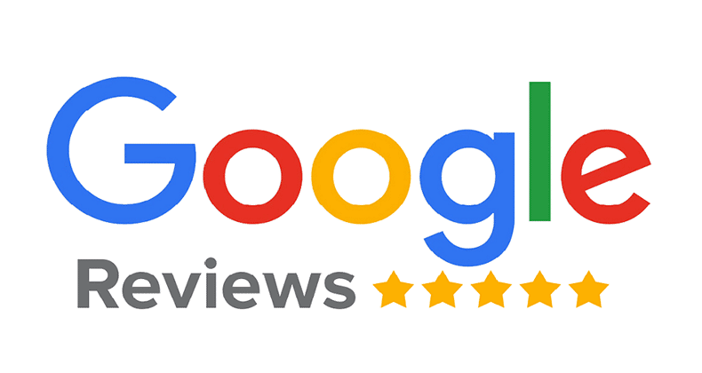 Logotipo de Google reviews, el espacio de reseñas de clientes en Google Business Profile.